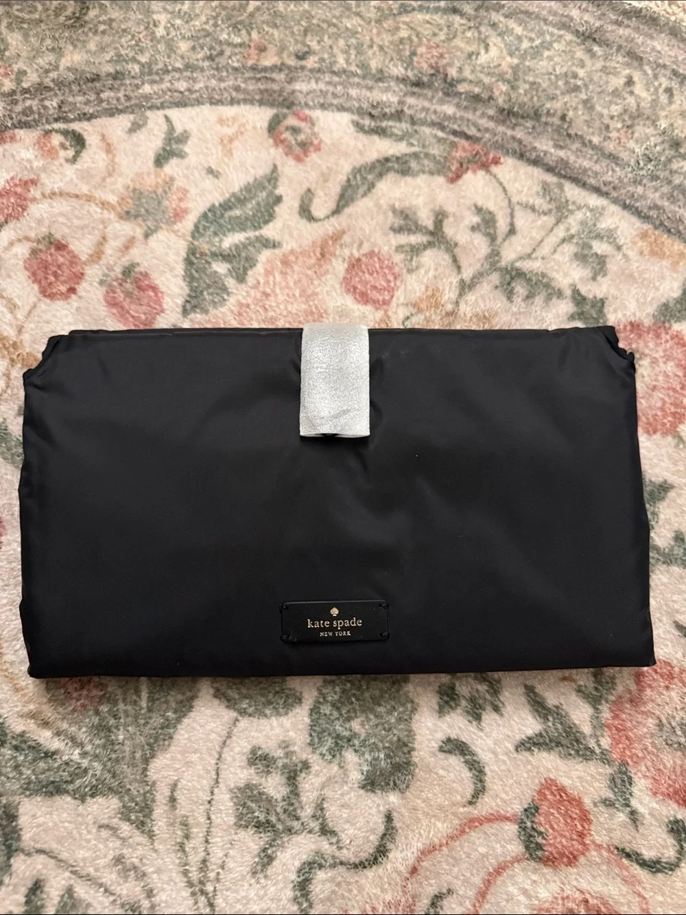 kate spade Black baby changing pad